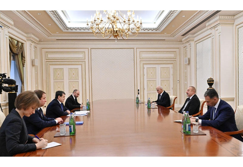 Президент Ильхам Алиев принял помощника президента России