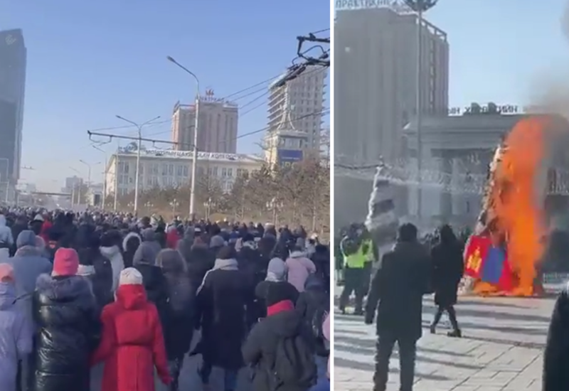 Протестующие из-за кражи угля в Монголии ворвались в дом правительства
