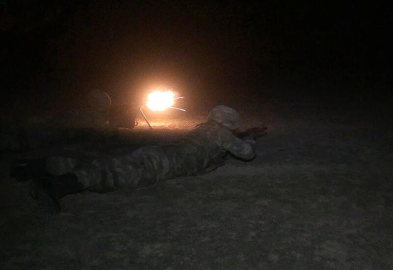 Масштабные ночные учения военных Азербайджана и Турции