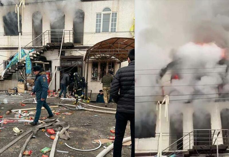 Взрыве газа в торговом доме в Ингушетии, есть пострадавшие