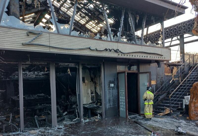 Во Владивостоке прошлой ночью полностью сгорел  знаменитый ресторан Zuma