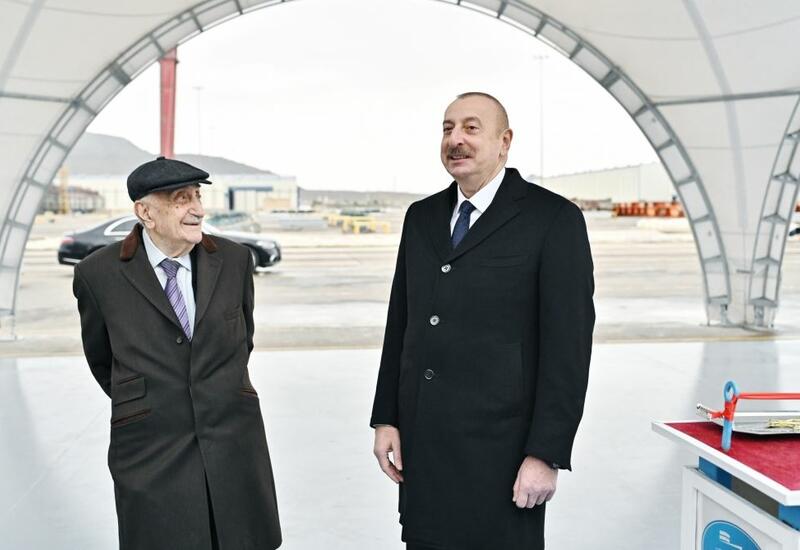 Президент Ильхам Алиев: Ежегодно мы можем строить несколько танкеров, сухогрузов, судов типа Ro-Ro, паромов