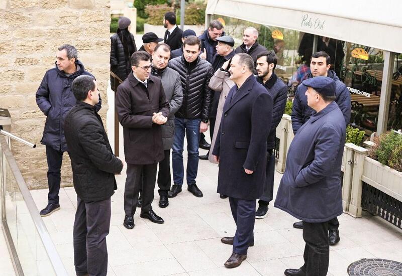 Глава Дагестана посетил Ичеришехер в Баку