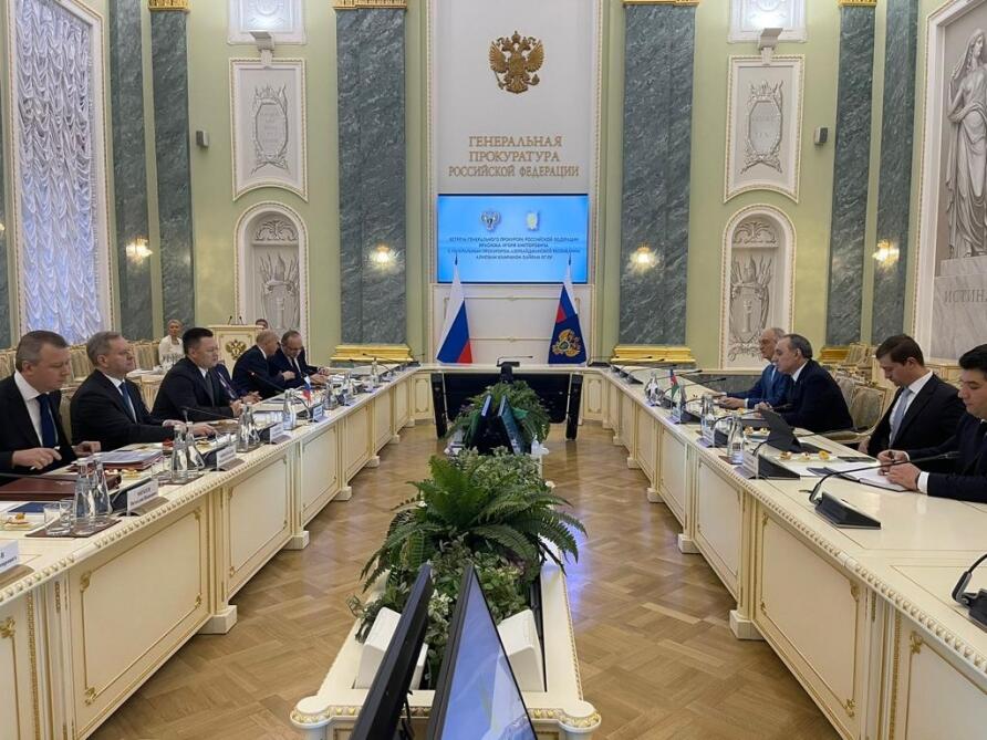 Генпрокуроры Азербайджана и России обсудили вопросы борьбы с преступностью