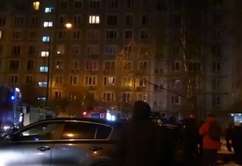 Пожар в девятиэтажке в Москве, есть погибший