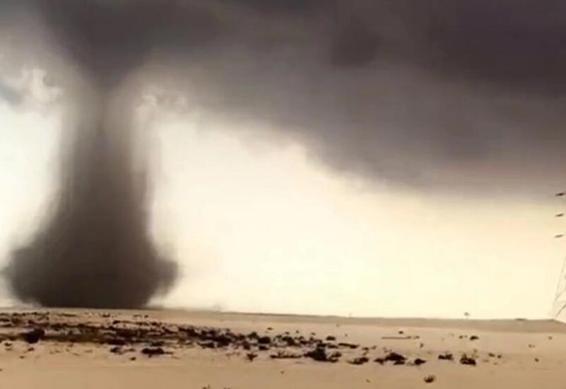 Мощное торнадо в Катаре