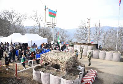 Азербайджанские протестующие на Лачинской дороге изменили требования - ВИДЕО