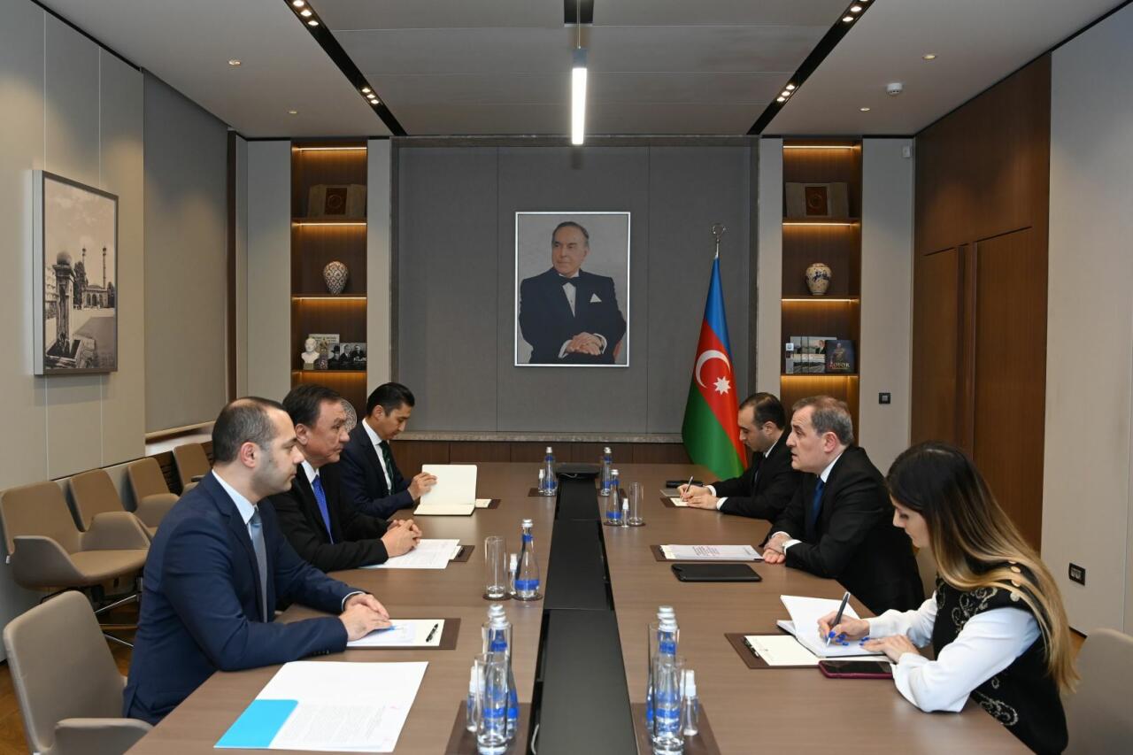 Ceyhun Bayramov Türk Dövlətləri Təşkilatının Baş katibi ilə görüşüb