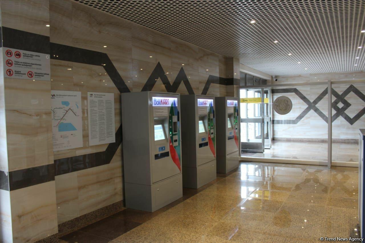 Метро баку схема