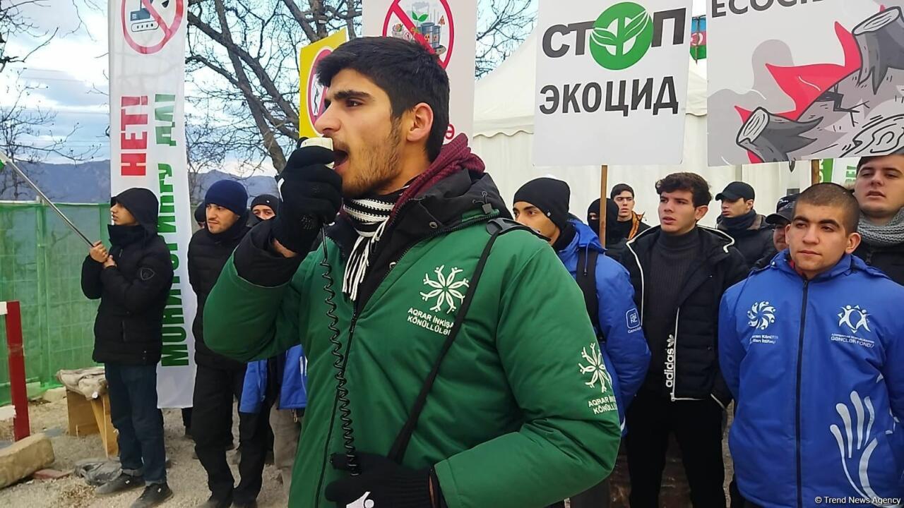 Восемнадцатый день акции протеста на Лачинской дороге