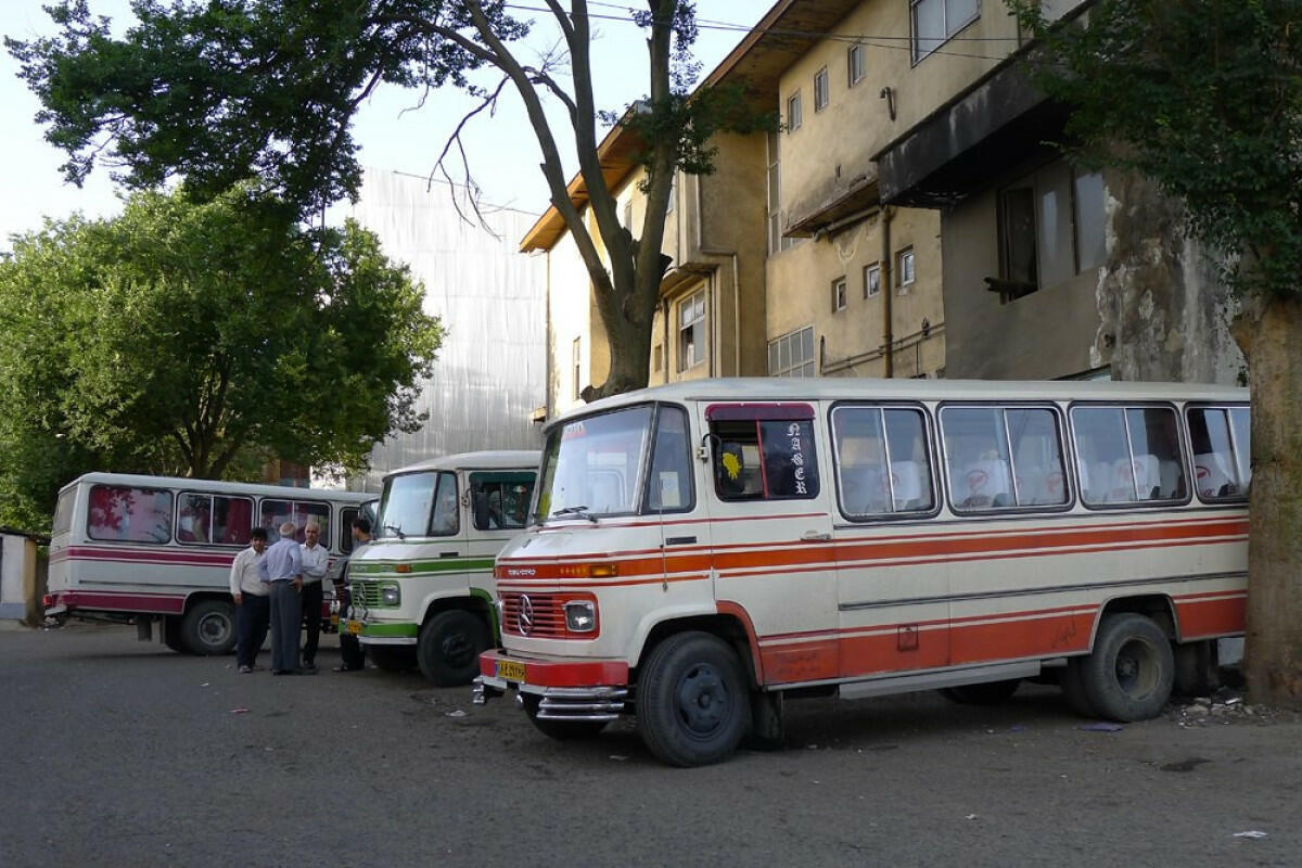 В Иране перевернулся автобус