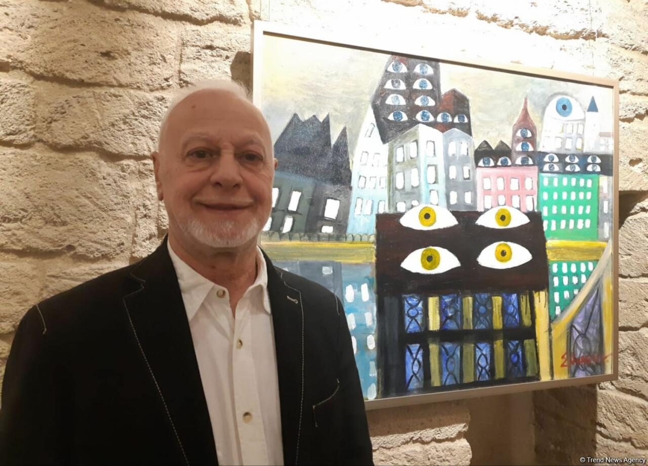 В Баку открылась выставка заслуженного художника Азербайджана Эльдара Гурбанова