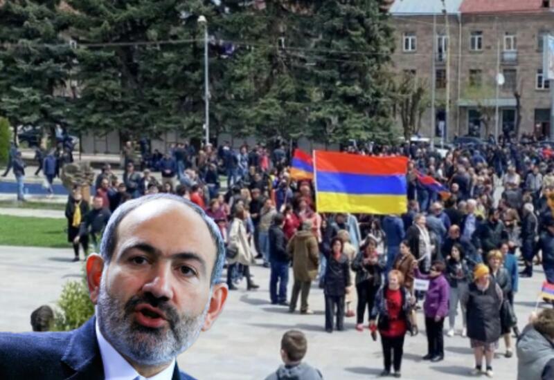 Paşinyan Gümrüdəki anti-Rusiya etirazlarını özü təşkil edib