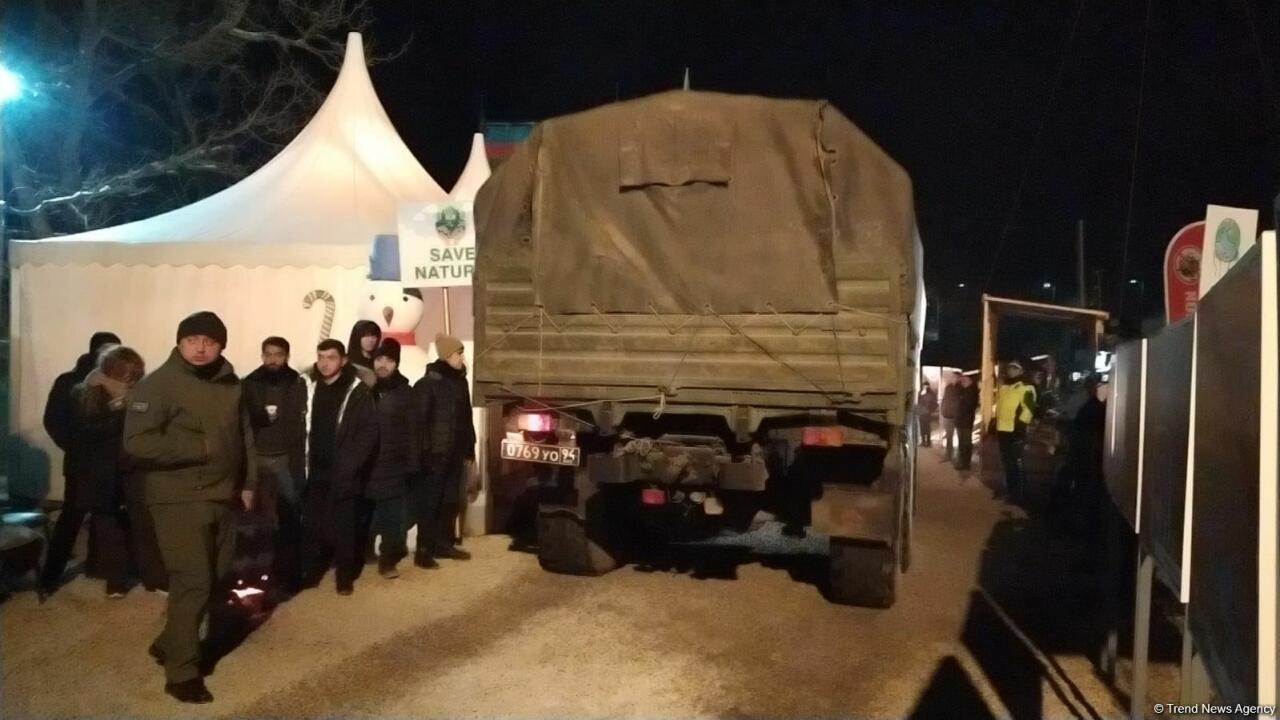 Sülhməramlılara aid daha 4 yük avtomobili Laçın yolundan maneəsiz keçib