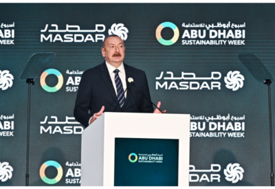 Президент Ильхам Алиев принял участие на открытии «Недели устойчивого развития» в Абу-Даби - ФОТО - ВИДЕО