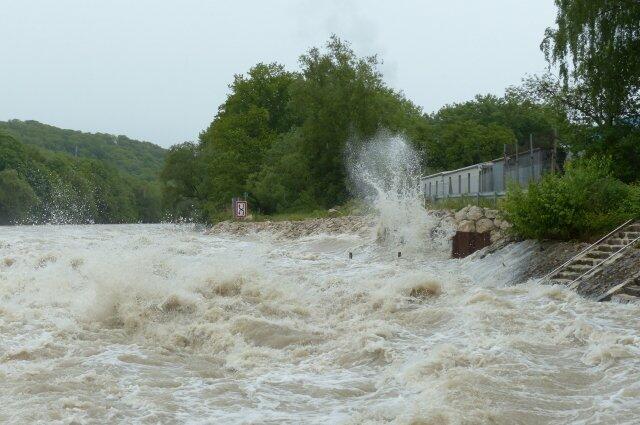 Сильное наводнение в Сербии