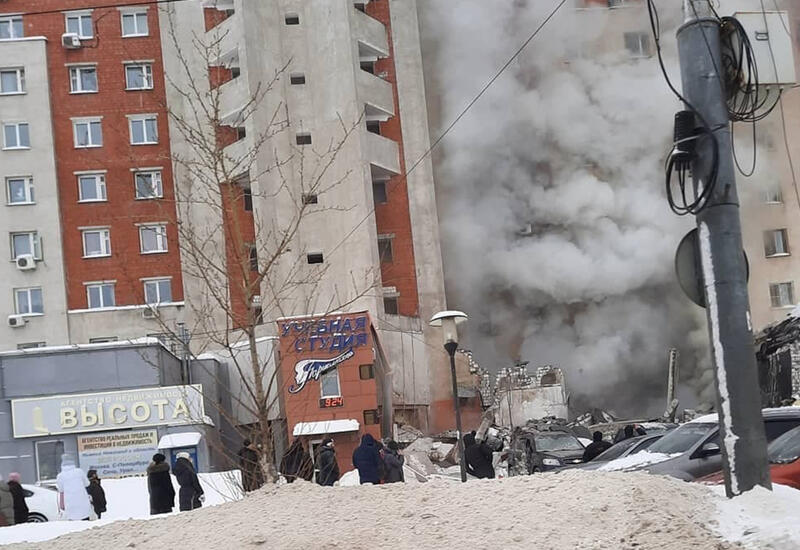 Момент взрыва газа в доме под Нижним Новгородом попал на