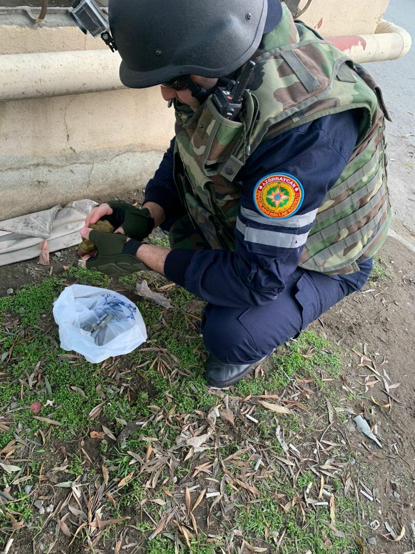 В Баку найдена ручная граната
