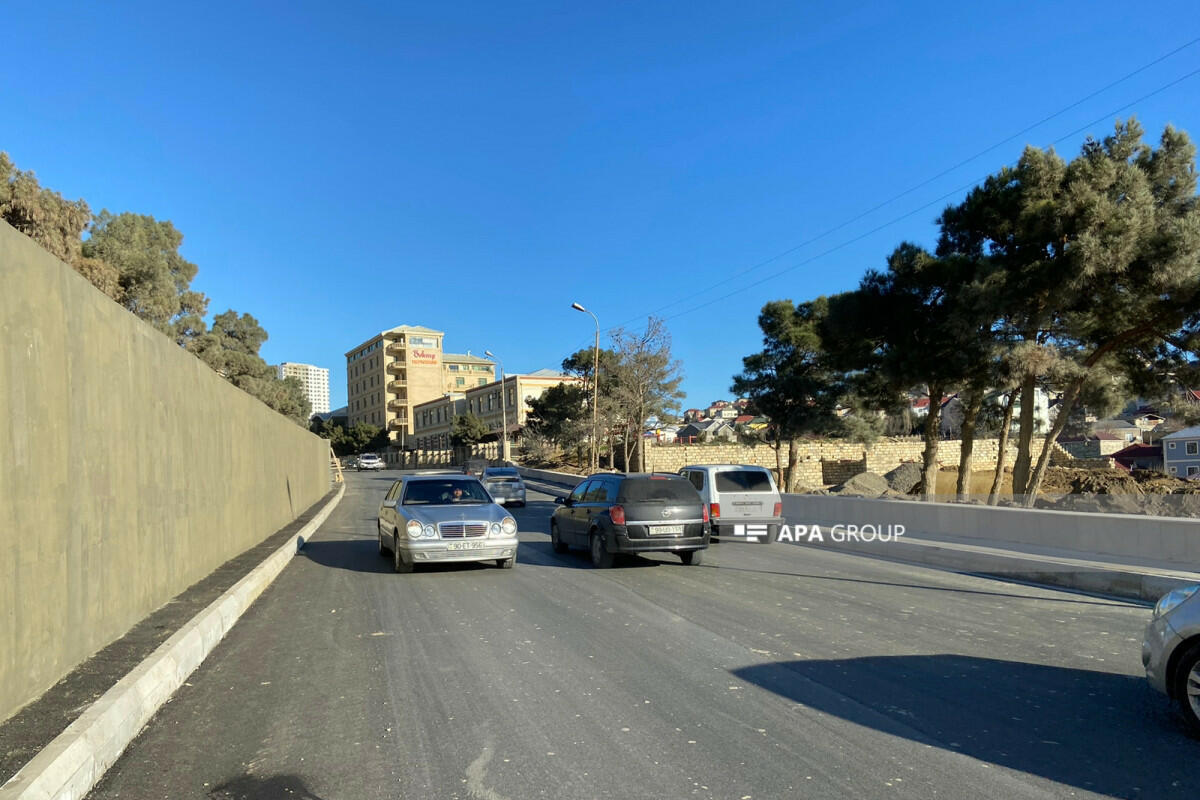 В Баку восстановлено движение на этой дороге