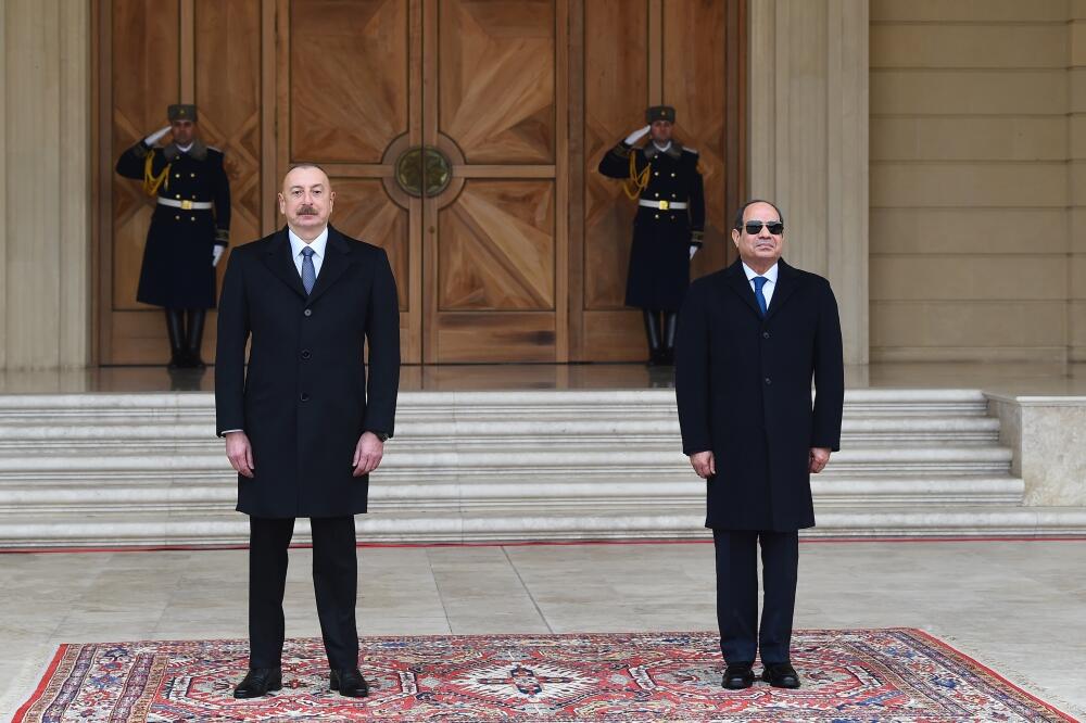 Состоялась церемония официальной встречи Президента Египта Абдулфаттаха ас-Сиси