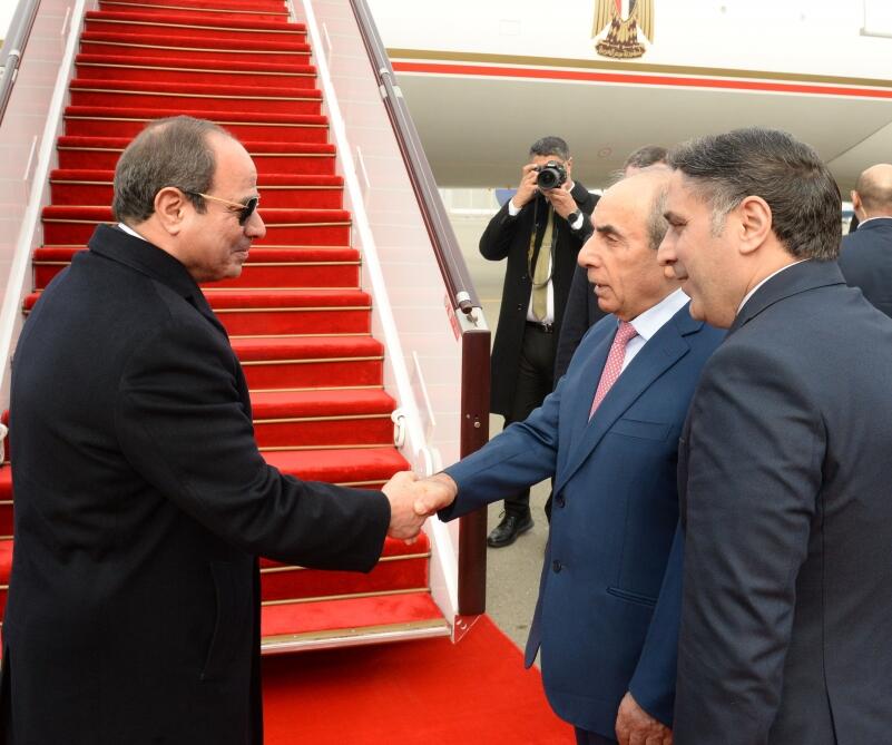 Завершился визит Президента Египта в Азербайджан