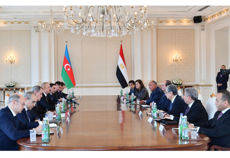 Президент Ильхам Алиев: У нас нет разногласий по поводу дальнейшего развития египетско-азербайджанских отношений