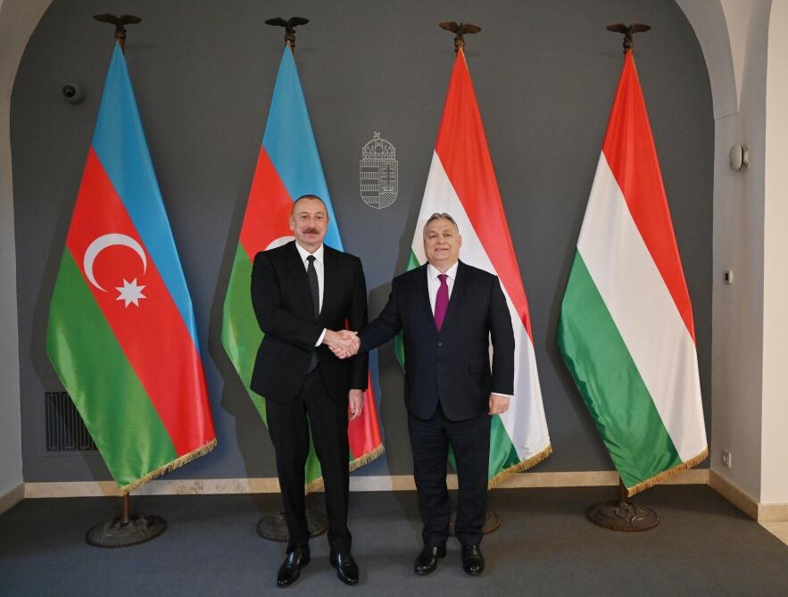 Состоялась встреча Президента Ильхама Алиева с премьер-министром Венгрии Виктором Орбаном в узком составе