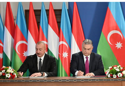 В Будапеште подписаны азербайджано-венгерские документы - ФОТО - ВИДЕО