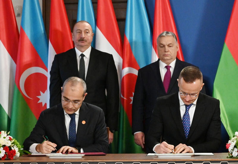 Азербайджан и Венгрия подписали меморандум по сотрудничеству в сфере природного газа