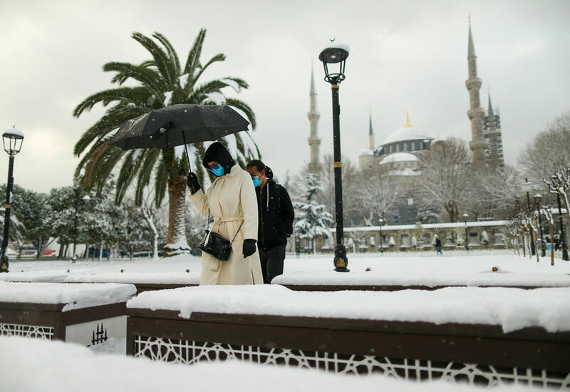 Сильнейший снегопад в Турции