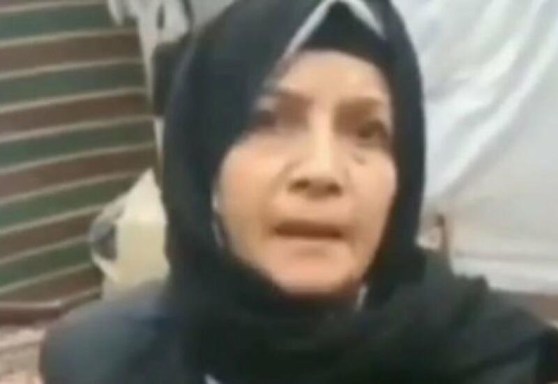 Жительница Хоя выразила протест против действий иранских чиновников