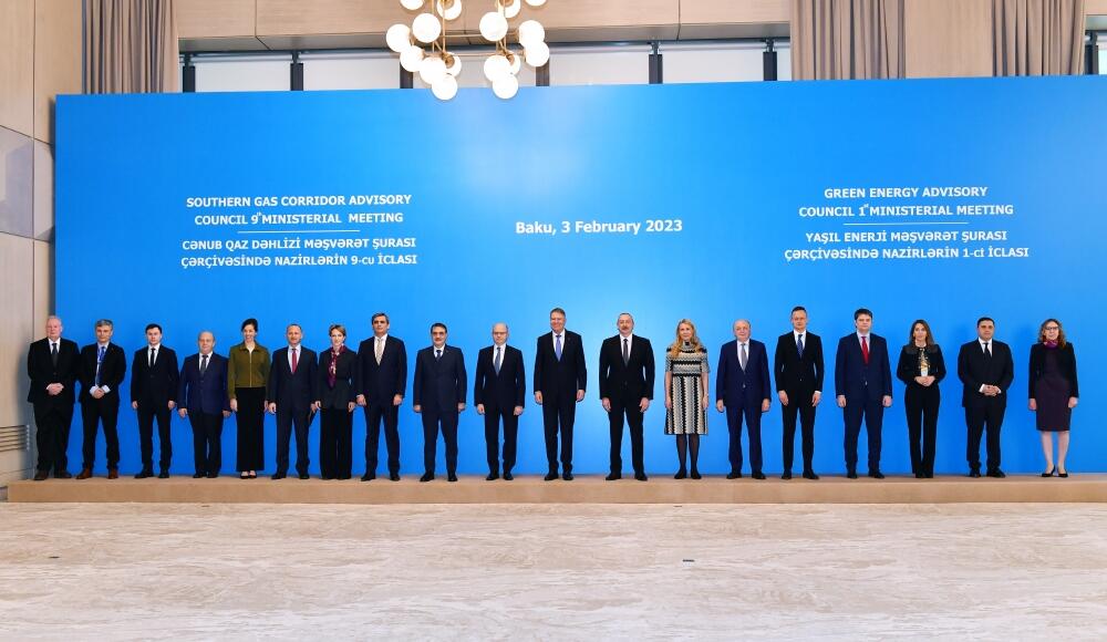 Президент Ильхам Алиев выступил на заседании Консультативного совета Южного газового коридора