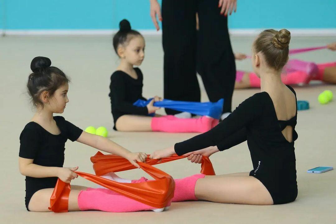 В Национальной арене гимнастики проходят сборы юных граций из Шагана и Говсана