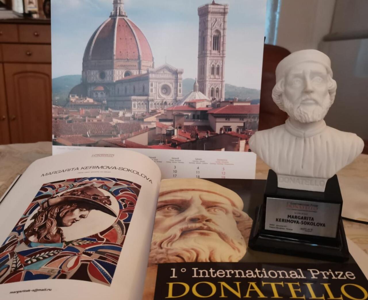 Азербайджанская художница удостоена в Италии международной премии Донателло