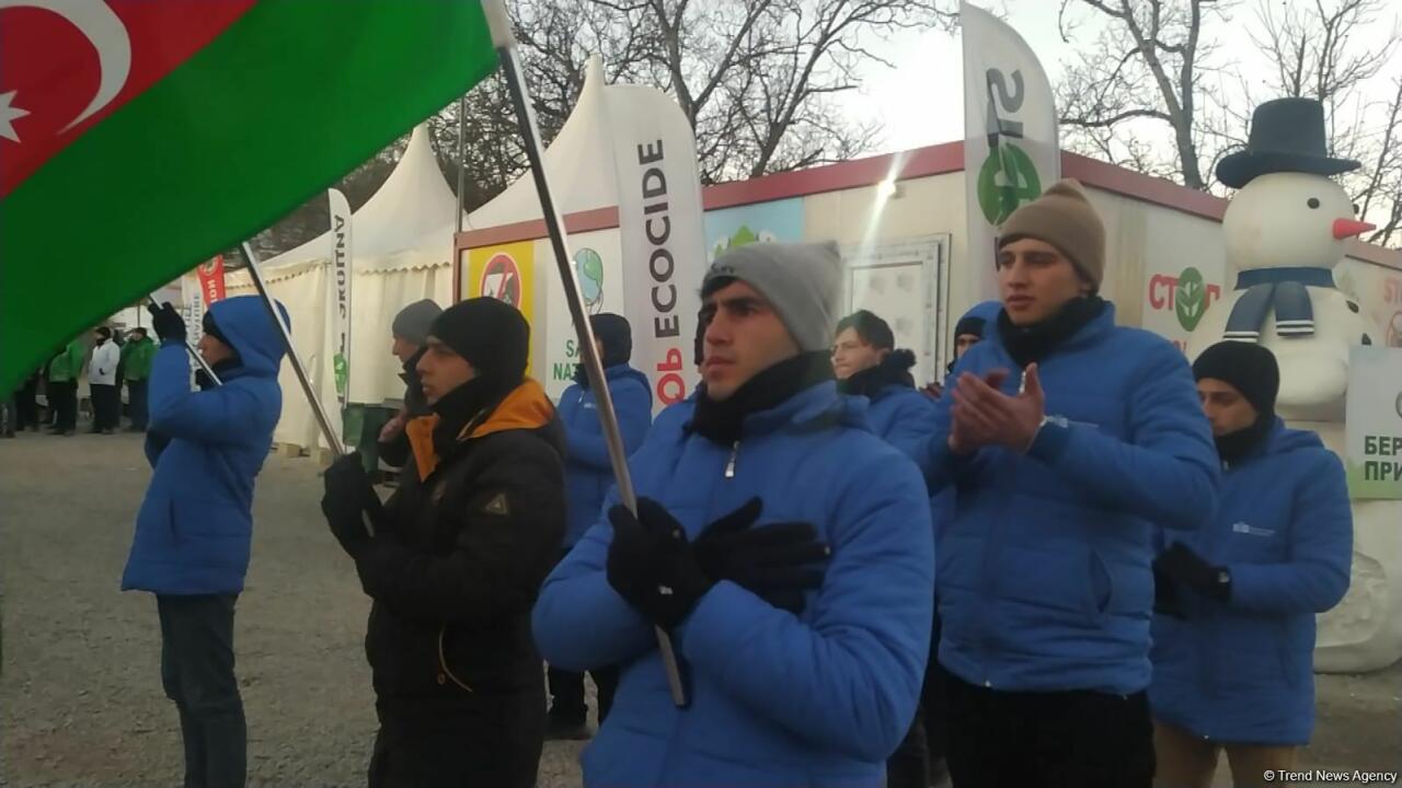 Акция азербайджанских экоактивистов на Лачинской дороге продолжается 55-й день