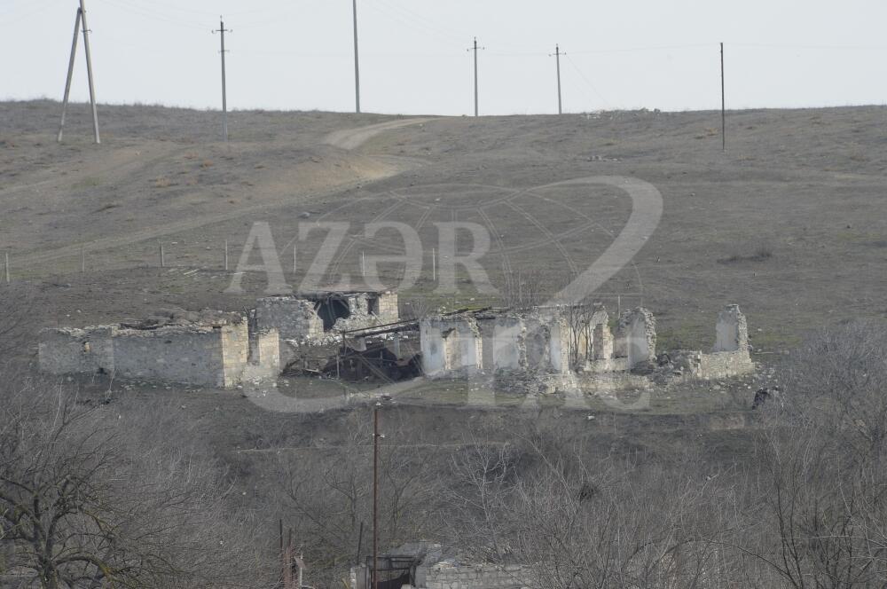 Разрушенное село Кюрдляр Агдамского района