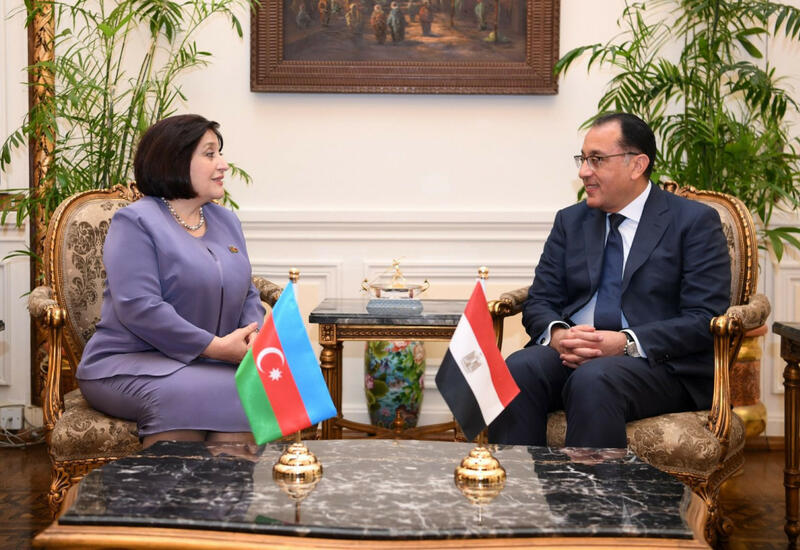 Сахиба Гафарова встретилась с премьер-министром Египта