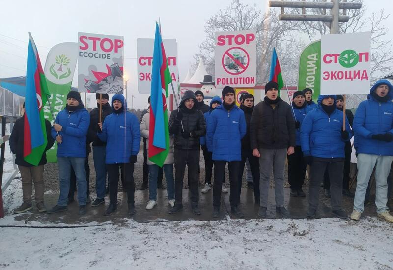 Акция азербайджанских экоактивистов на Лачинской дороге продолжается 58-й день