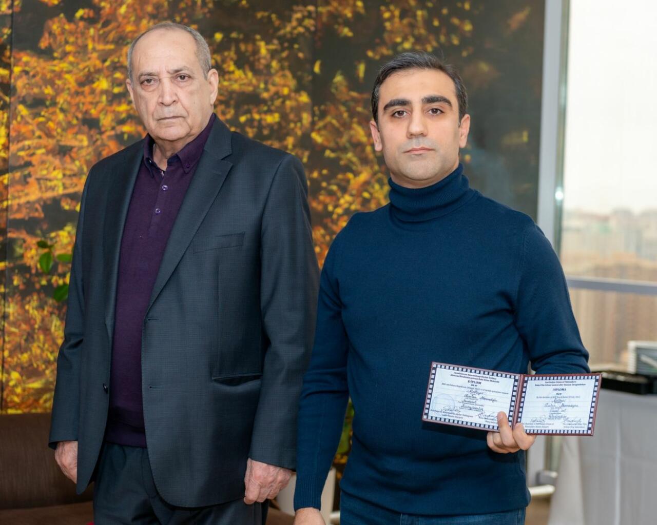 Студентам Киношколы Союза кинематографистов Азербайджана вручены дипломы