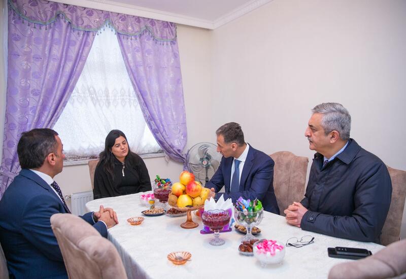Рашад Набиев посетил семью шехида в Имишли