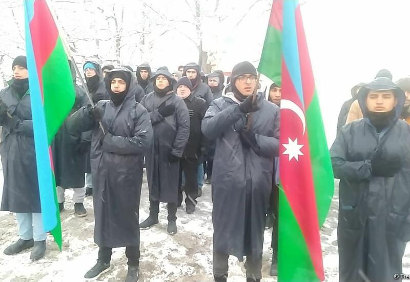 Акция азербайджанских экоактивистов на Лачинской дороге продолжается 60-й день