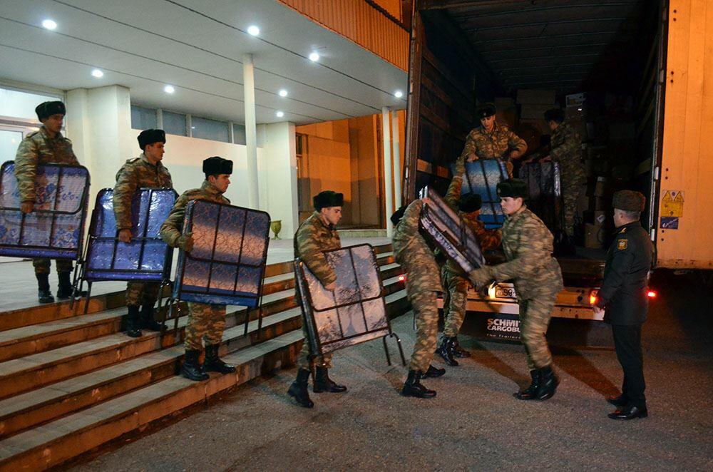 При организации минобороны Азербайджана в Турцию отправлена очередная гуманитарная помощь