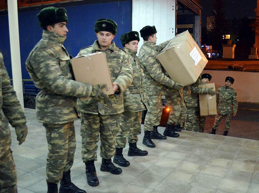 При организации минобороны Азербайджана в Турцию отправлена очередная гуманитарная помощь