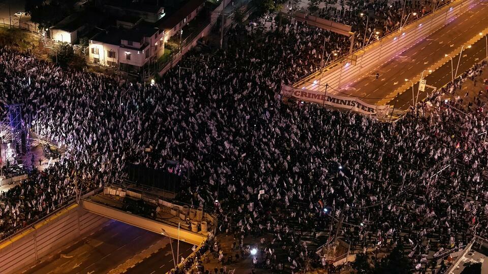 Массовые протесты в Израиле