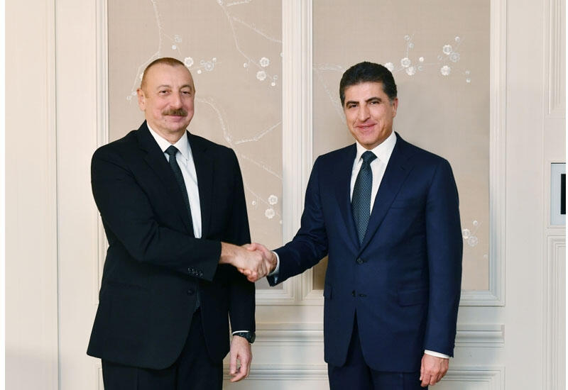 Президент Ильхам Алиев пригласил Нечирвана Барзани посетить Азербайджан