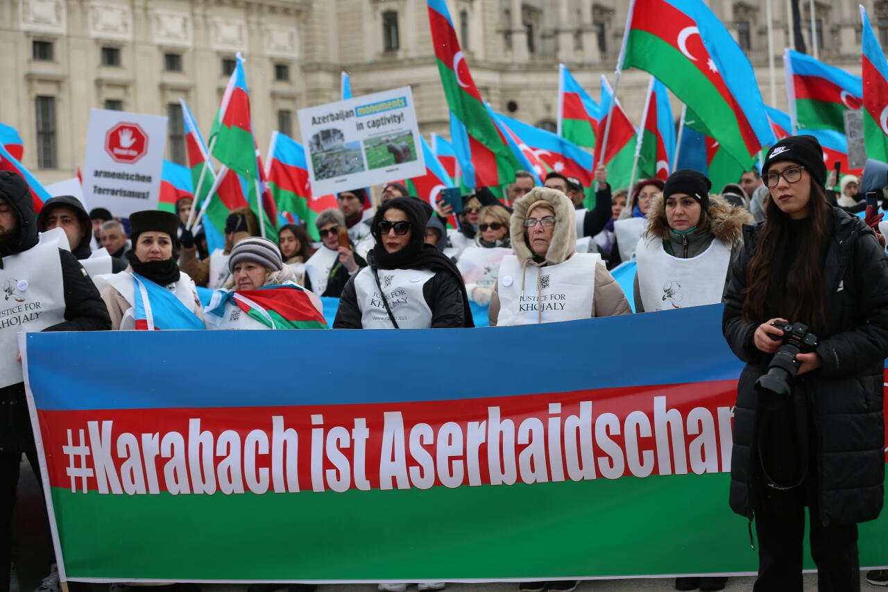 В Вене состоялась акция в связи с 31-й годовщиной Ходжалинского геноцида