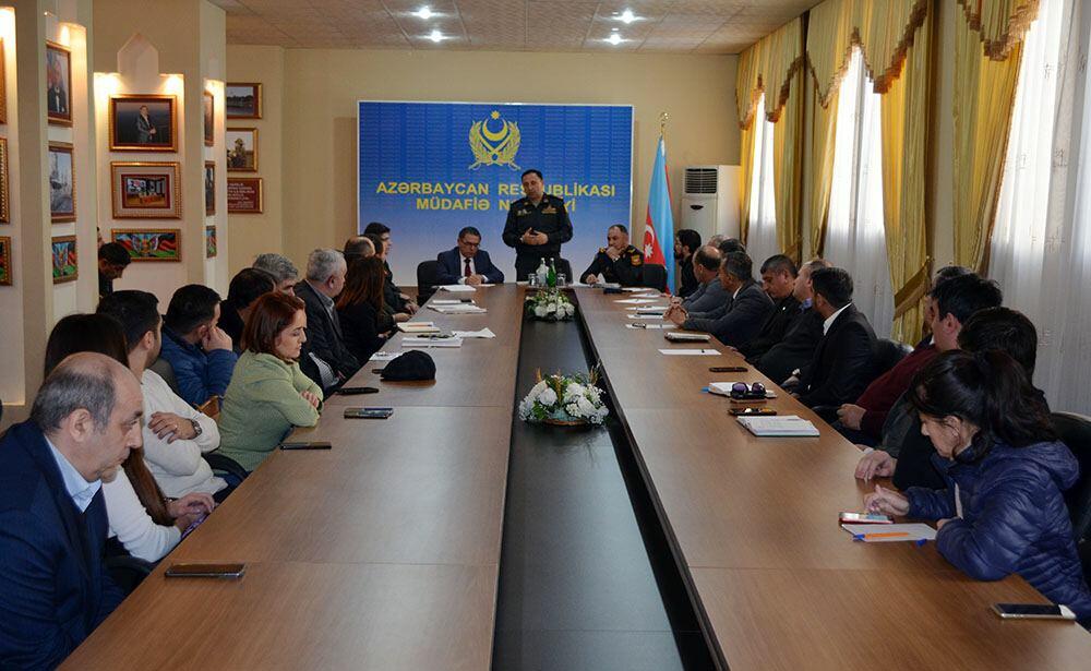 В минобороны Азербайджана прошла встреча с представителями медиа