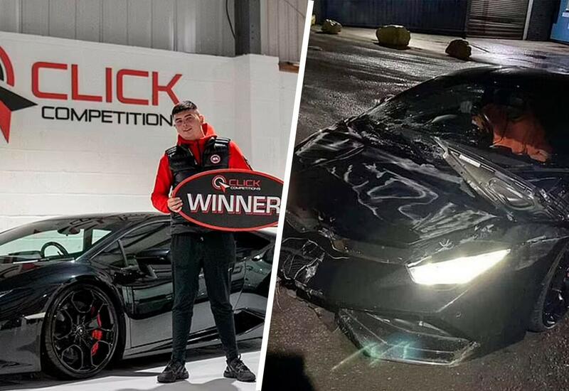 Британец выиграл в лотерею Lamborghini и разбил ее через несколько недель