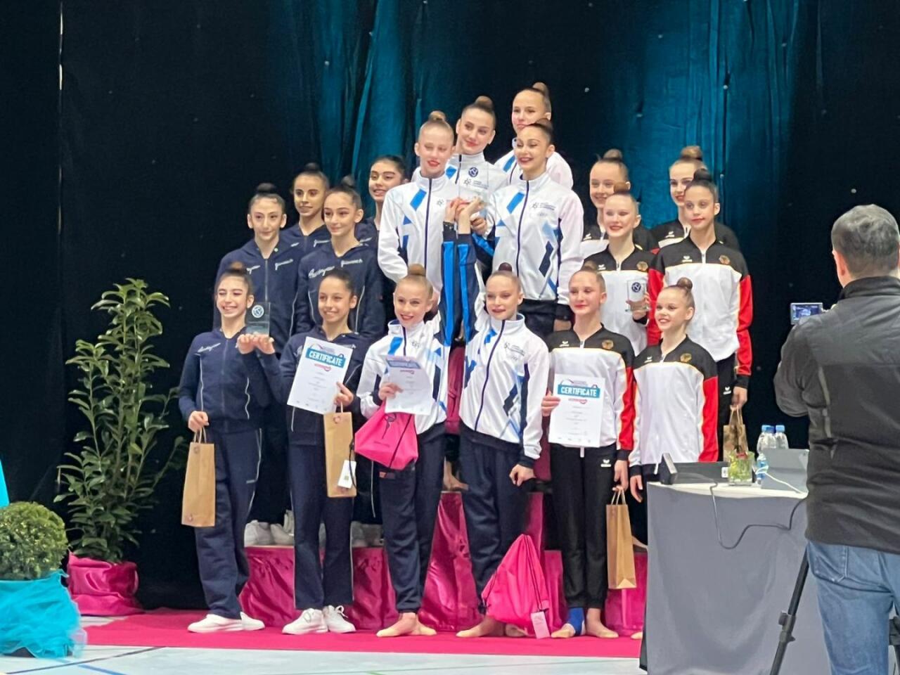 Азербайджанские гимнастки завоевали 
