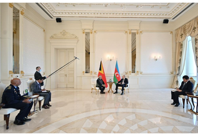 Prezident İlham Əliyev: Timor-Leste Prezidentinin Azərbaycana səfəri ölkələrimizin dostluq əlaqələrinin uğurlu davamını təmin edəcək mühüm addımdır